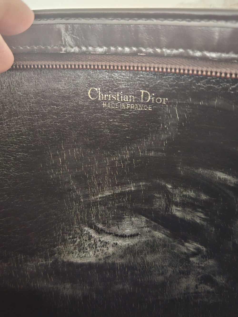 DIOR- Vintage Trotter Shoulder Bag - Picture 12 of 14